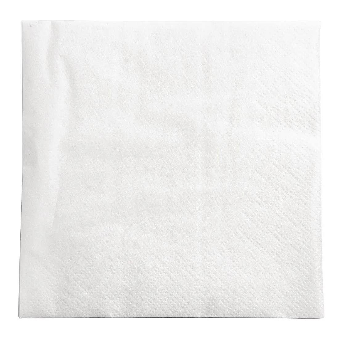 Serviette Cocktail Blanche 2 Plis - 240 x 240 mm - Lot de 1500