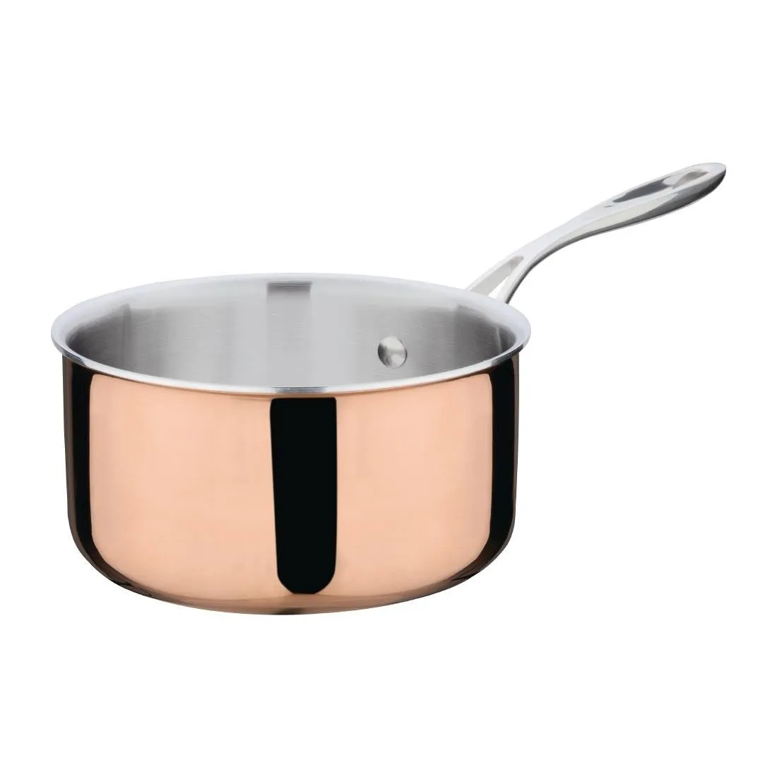 Kupferkasserolle 3 Schichten Induktion - Ø 180 mm
