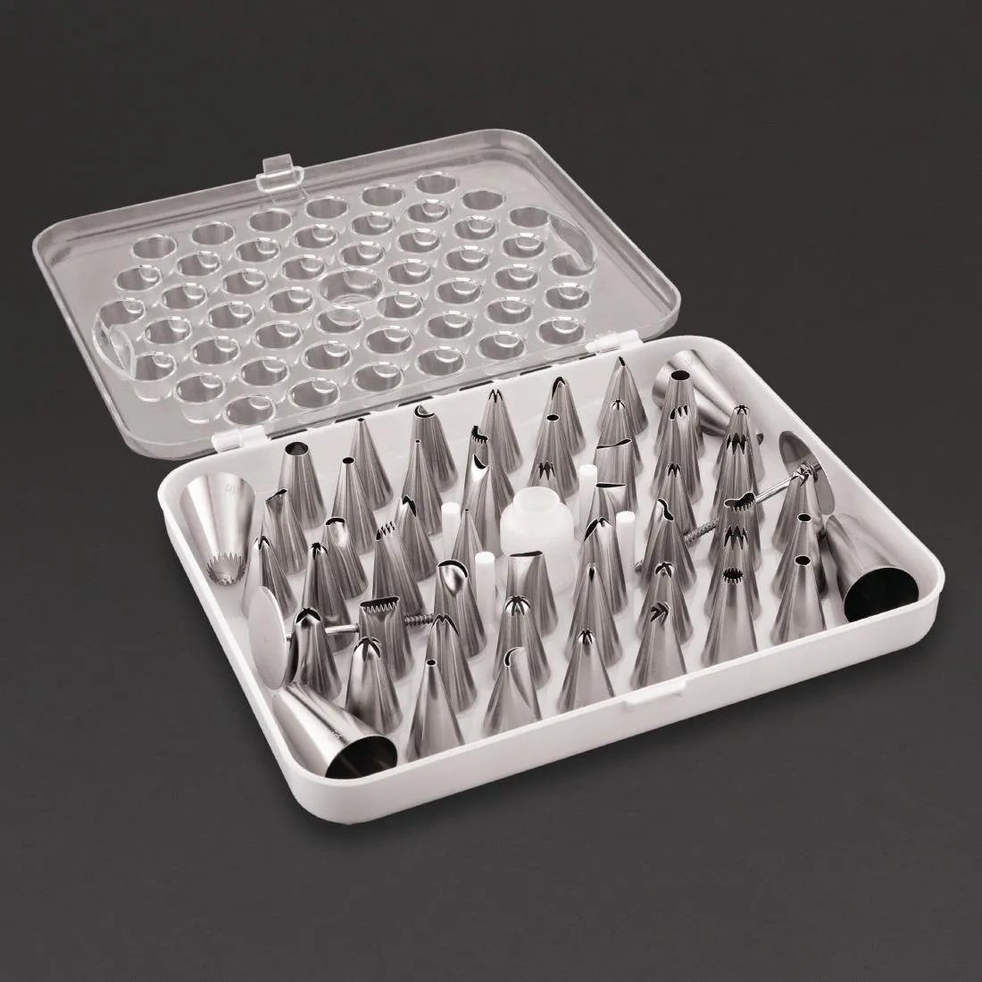 Douilles Pâtissières Assorties en Inox - Lot de 52