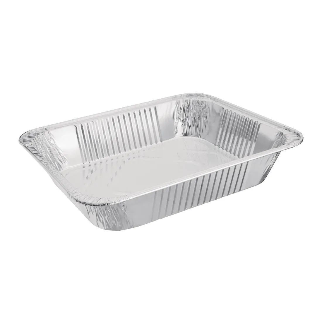 Rechthoekige aluminium bakplaat GN 1/2 - 3,6 L - Set van 5