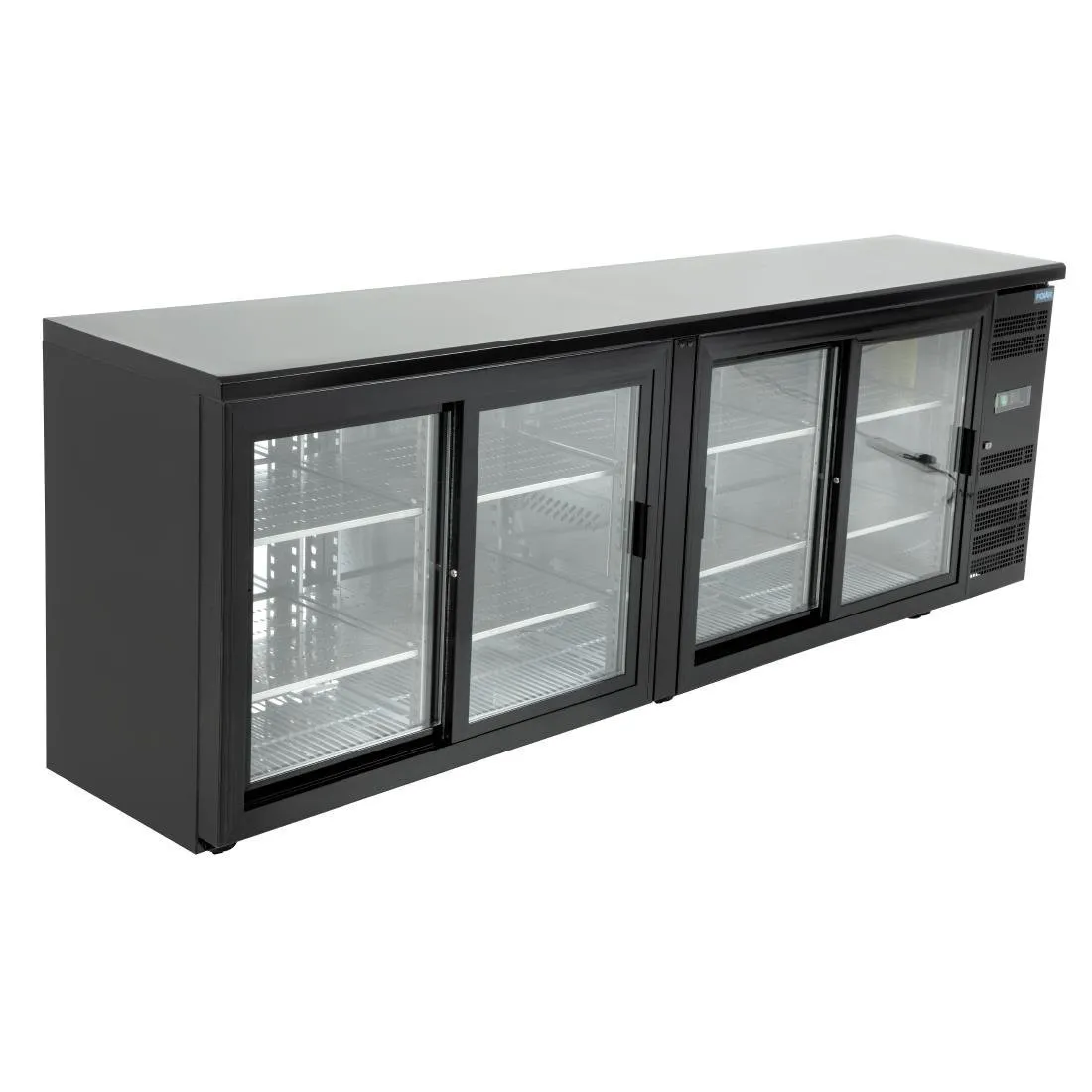Arrière-Bar Réfrigéré - 4 Portes Vitrées Coulissantes - 698 L
