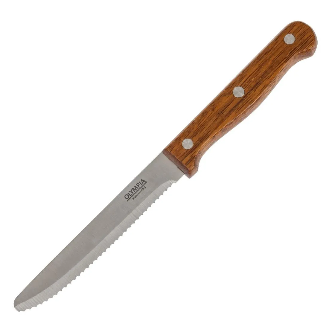 Steakmesser Holz - Set mit 12 Stück