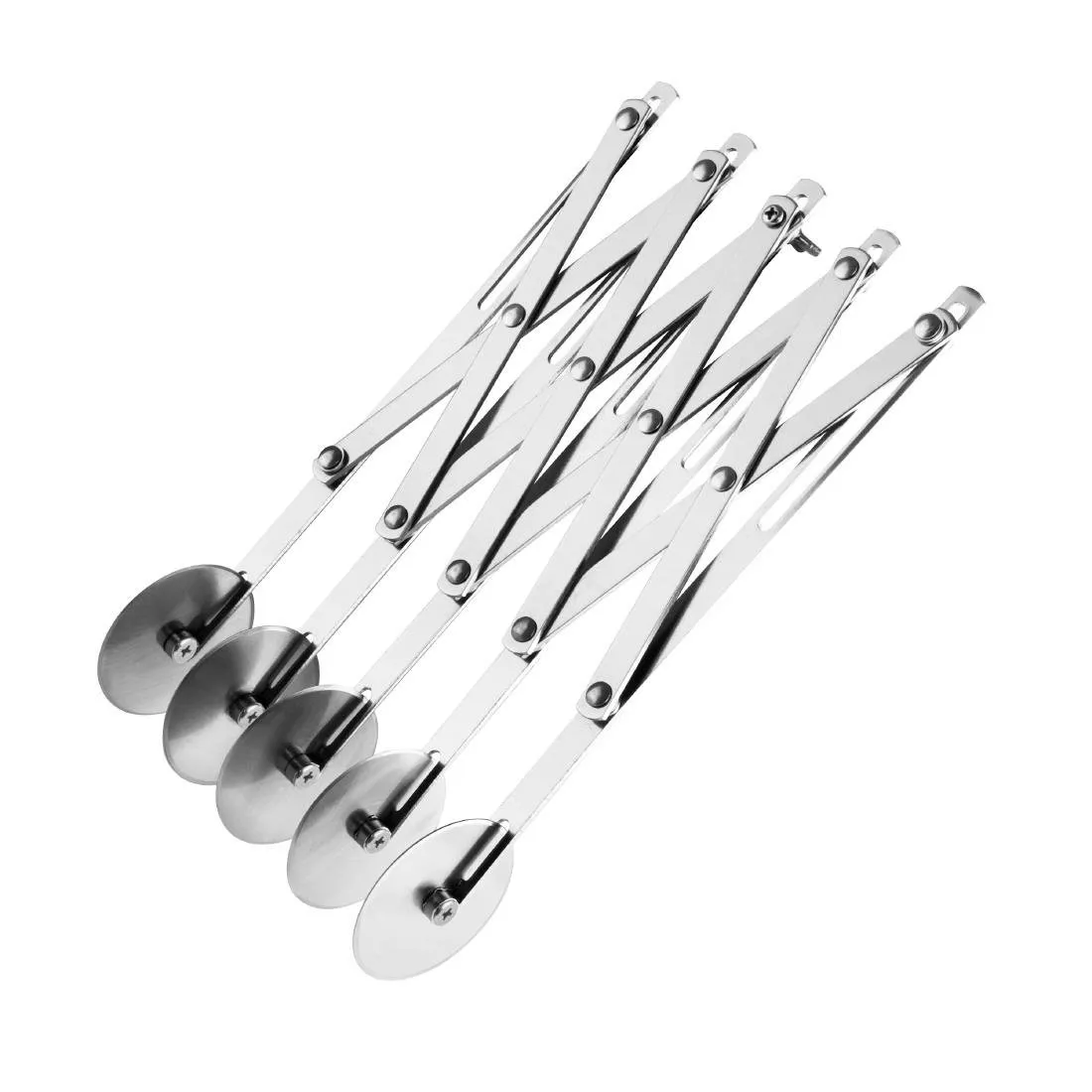 Ausziehbarer Multischnitt-Roller mit 5 glatten Klingen