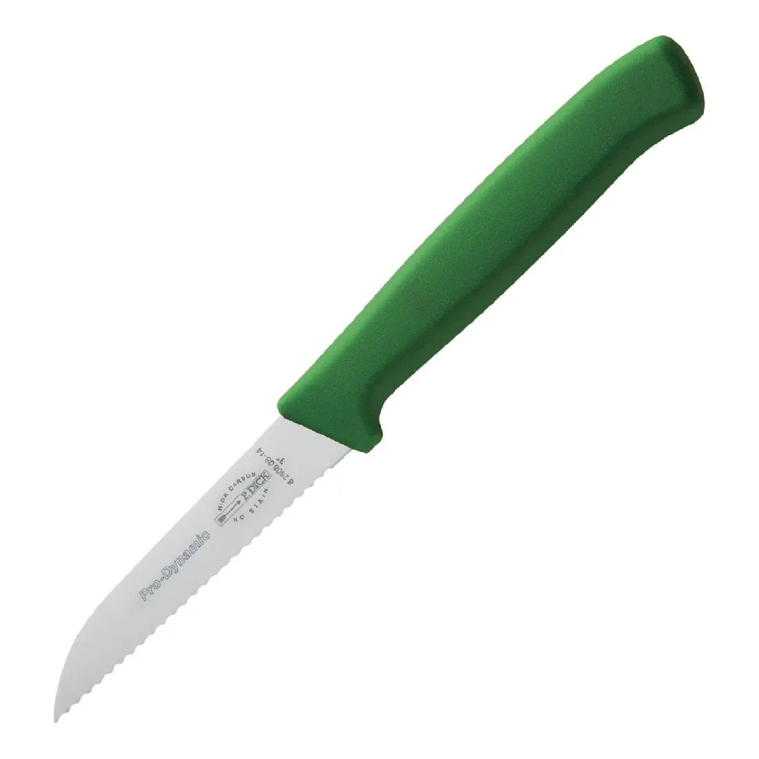 Wellenschliff-Office-Messer Prodynamic HACCP Grün - 75mm