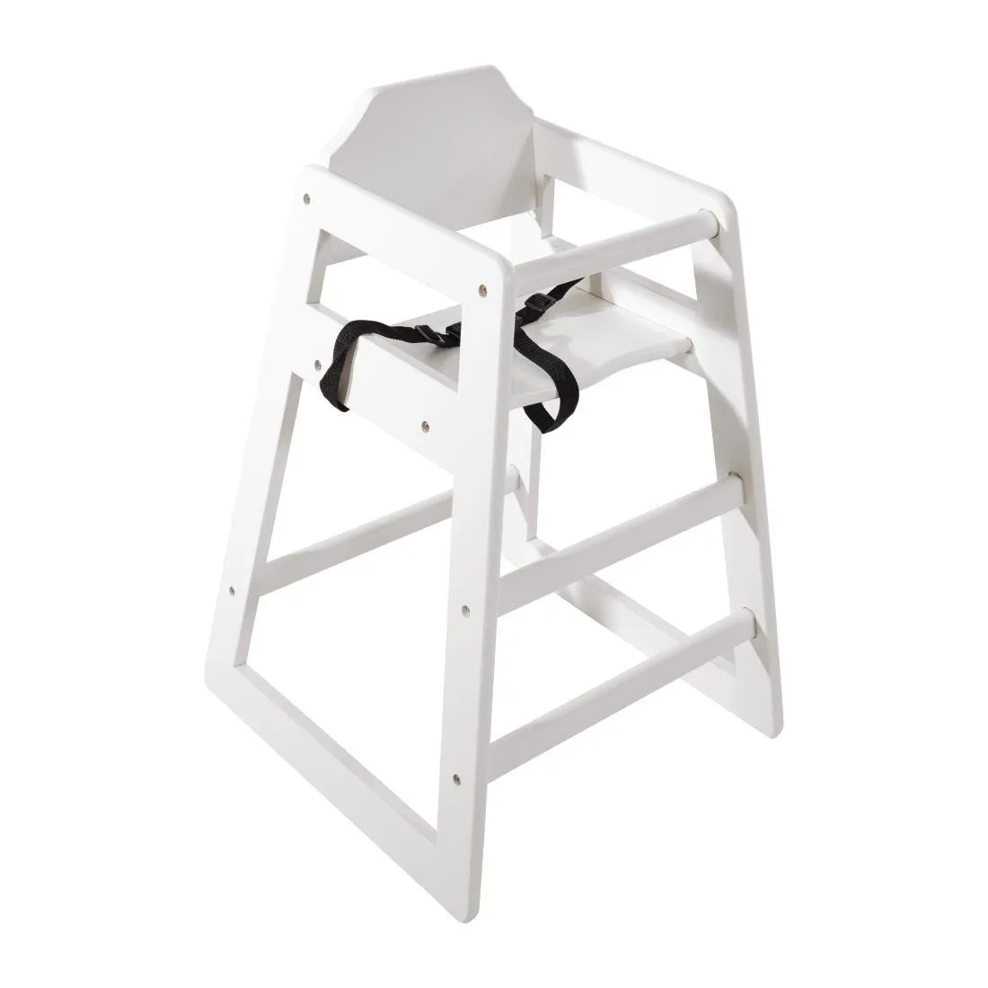Chaise Haute En Bois Blanche