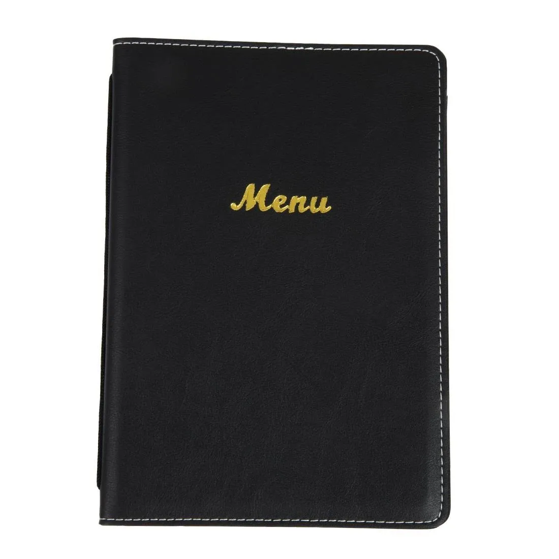 Protège-Menu En Simili Cuir A5 Noir