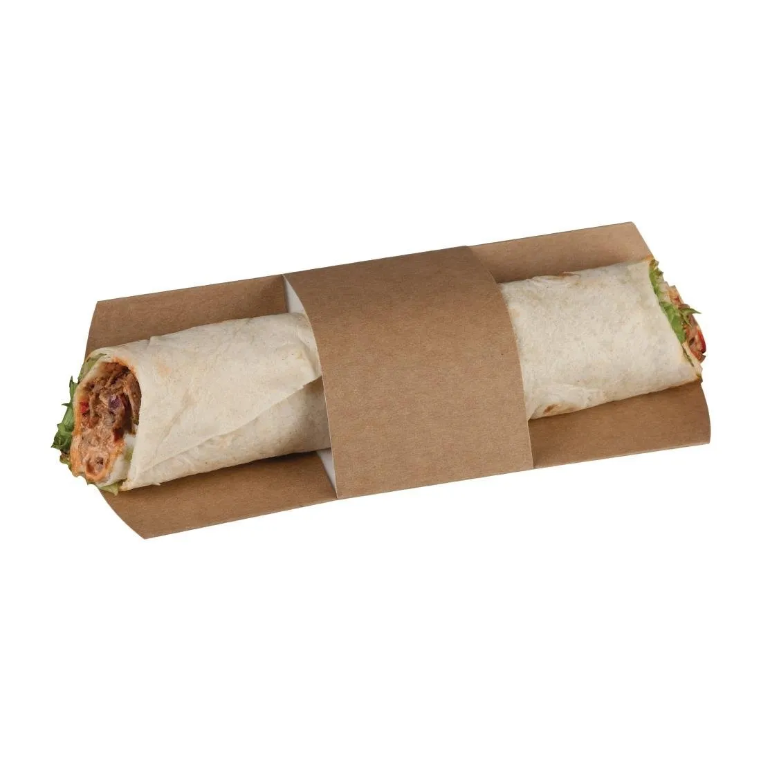 Composteerbare Kraft Tortilla-hoezen - Set van 1000