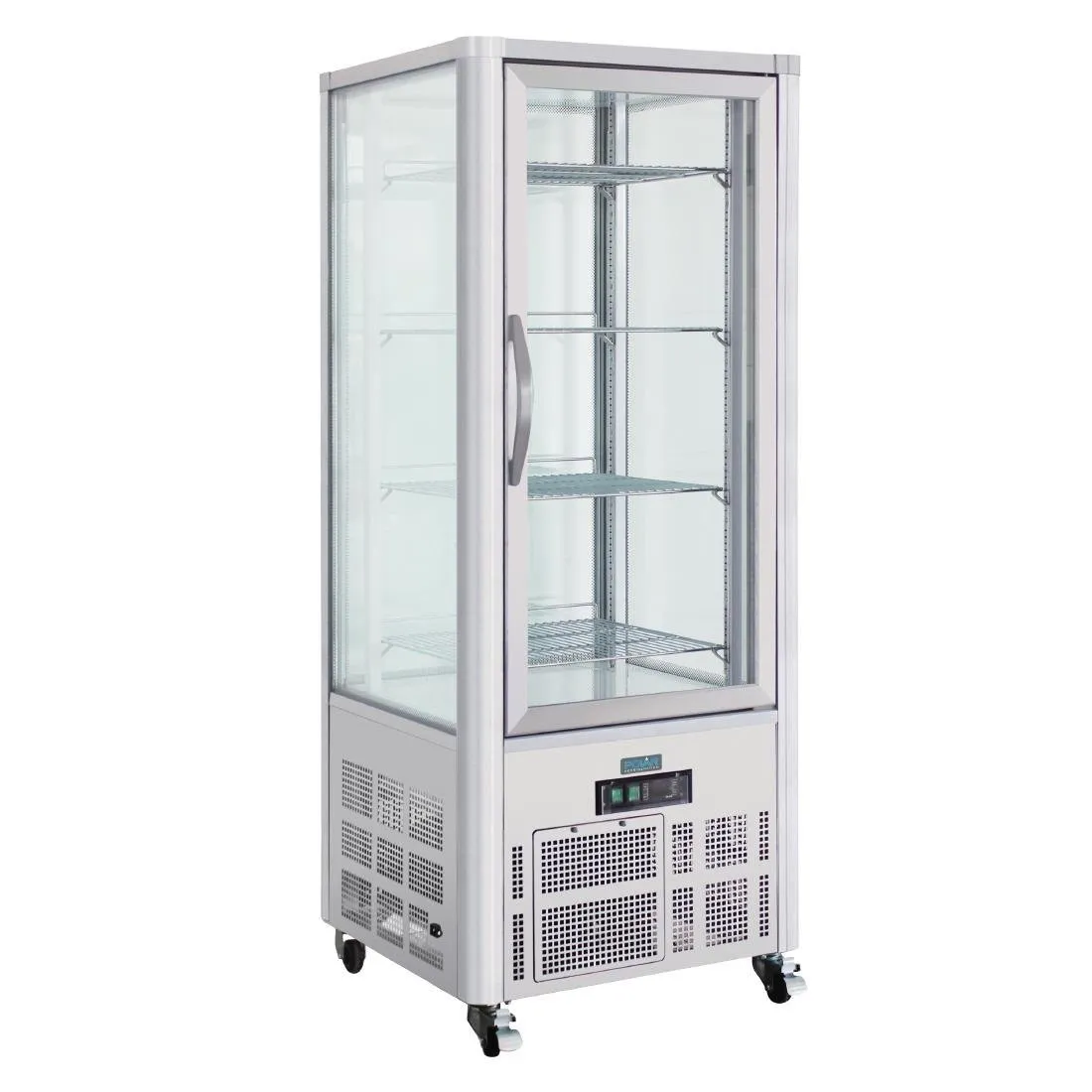 Vitrine À Pâtisserie En Inox 1 Porte Vitrée Série G - 400L