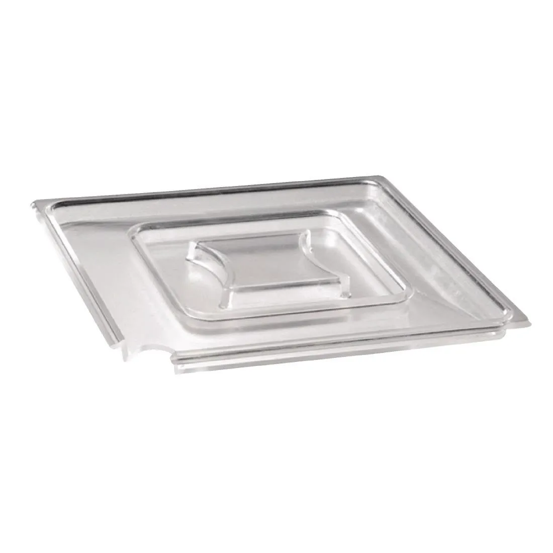 Quadratischer transparenter Deckel Float - 190 x 190 mm
