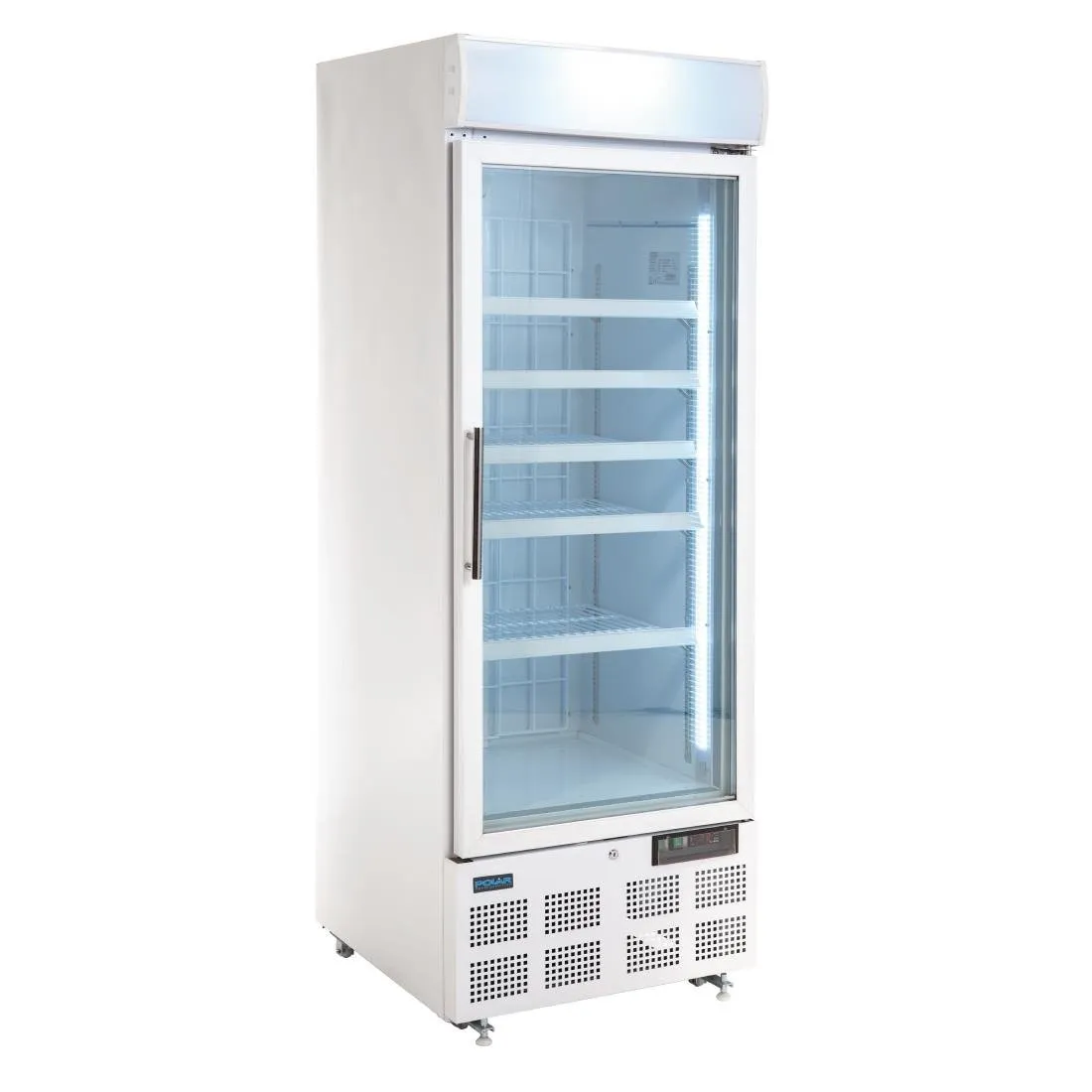 Geventileerde negatieve koelvitrine 412L
