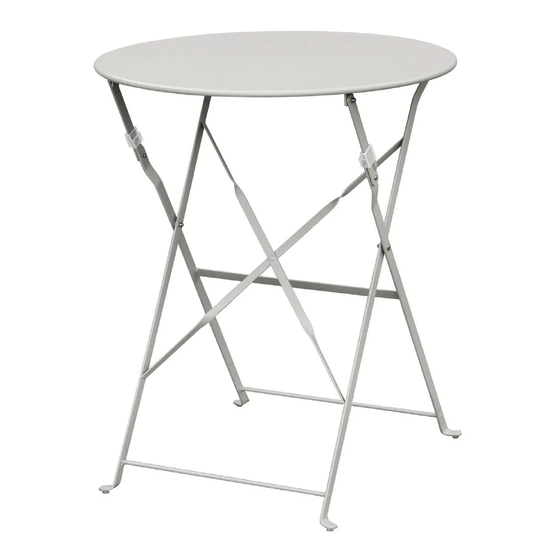 Table De Terrasse En Acier - Grise