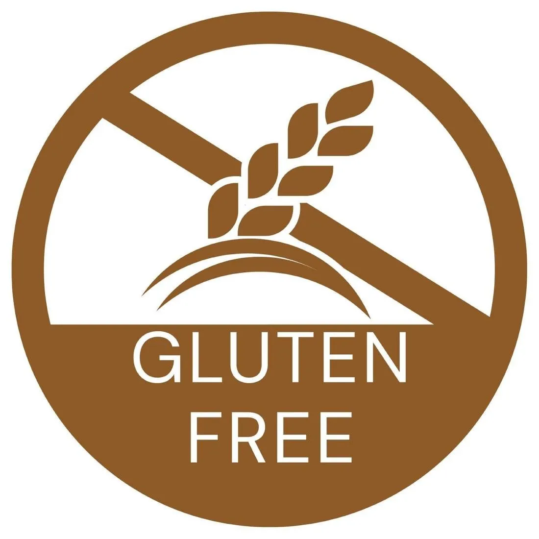 Allergie-etiketten voor Voedsel "Glutenvrij" - Rol van 1000