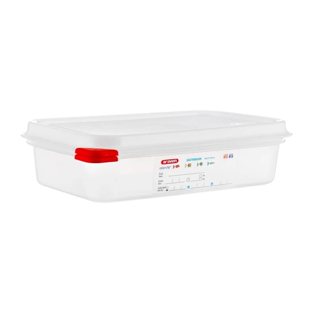 Voedselcontainer GN1/4 - 1,8L - Set van 4