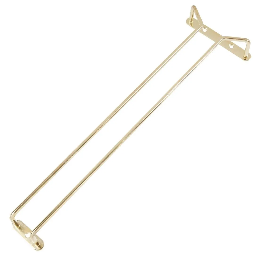 Halterung für Weingläser aus Messing 410 mm