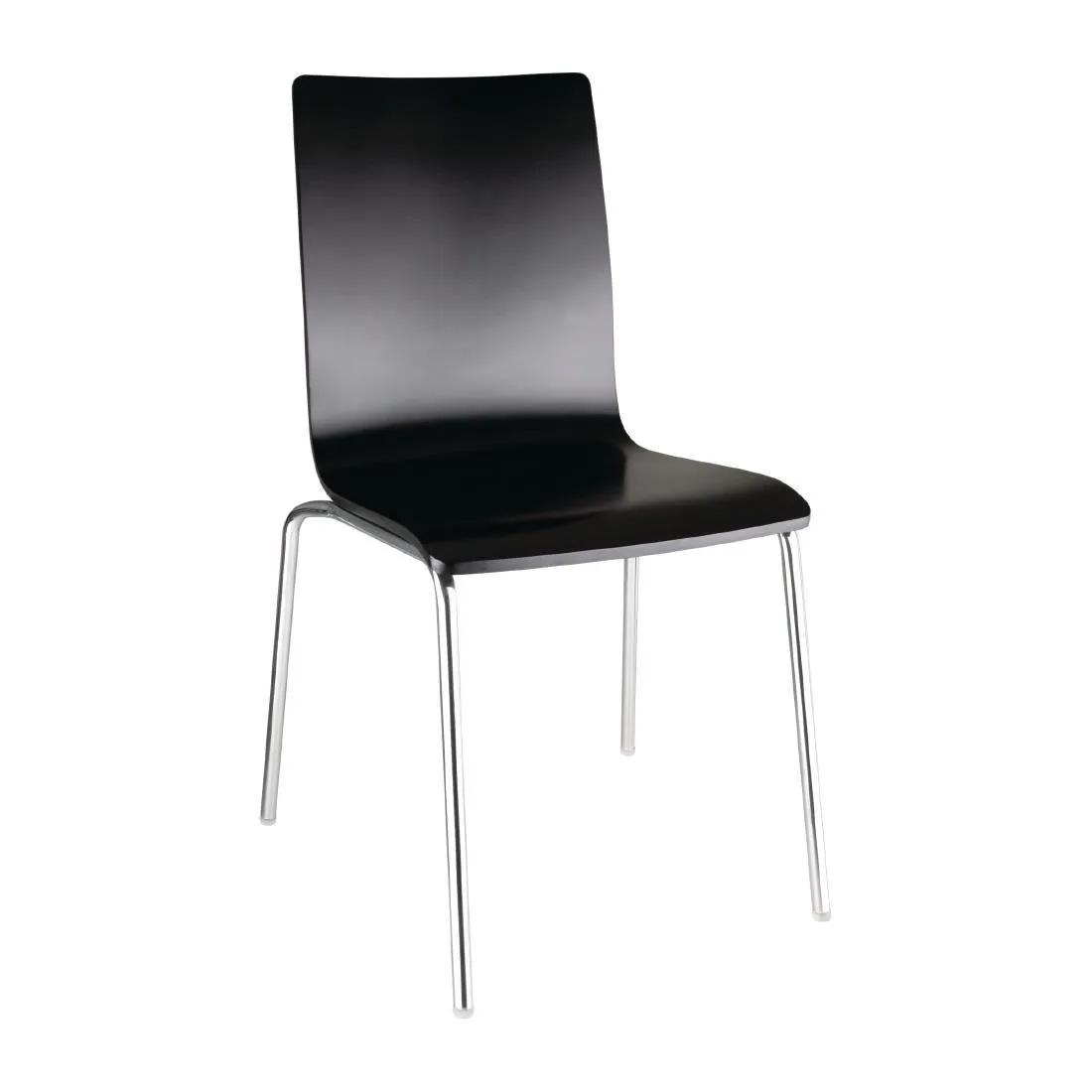 Stoel met vierkante rugleuning - Set van 4