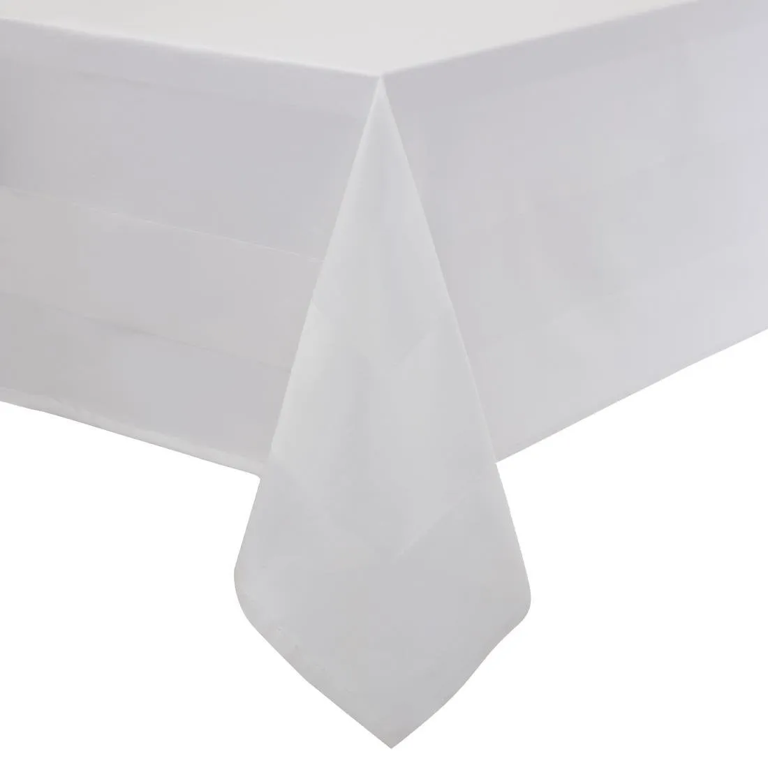 Nappe Blanche Bande De Satin 1140 X 1140Mm
