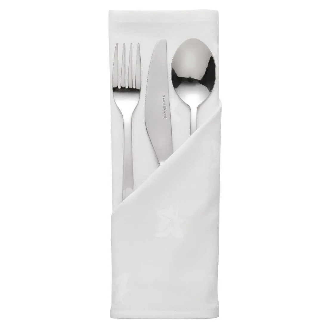 Serviettes Blanches En Coton  450 X 450Mm - Lot De 10