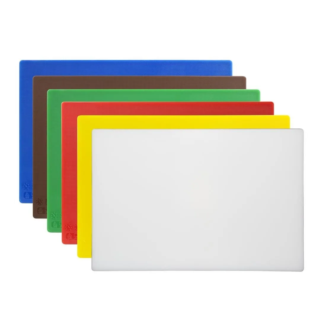 Planches À Découper Antibactériennes - 450 x 300 mm - Epaisseur 10 mm - Lot de 6