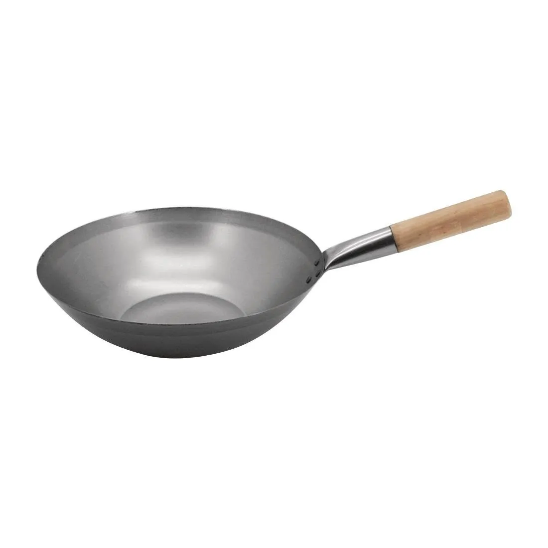 Wok en Acier Doux - 33 cm