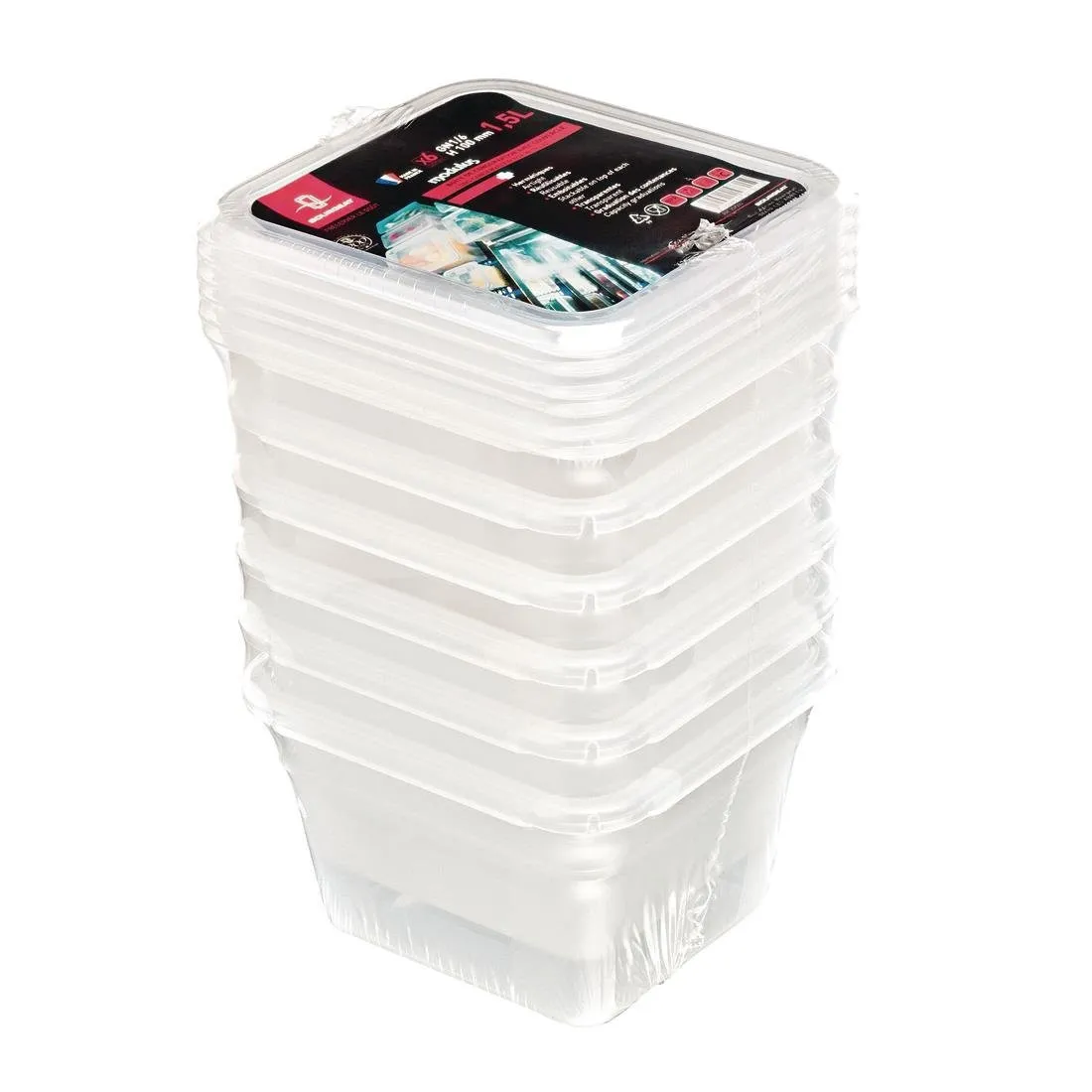 Aufbewahrungsbox GN1/6 Modulus für den intensiven Gebrauch 2L - Packung mit 6