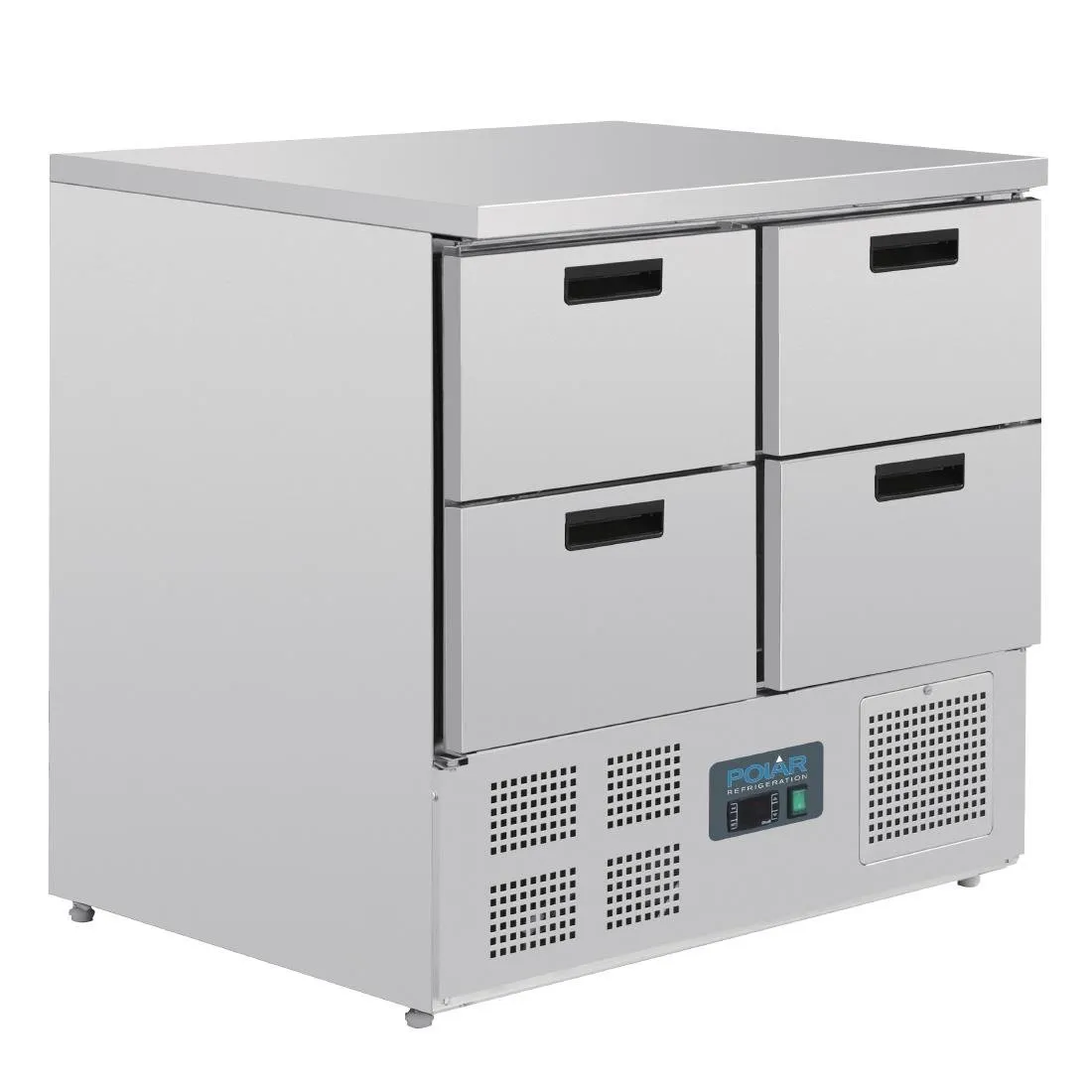 Compacte Gekoelde Tafel 4 Laden 240L