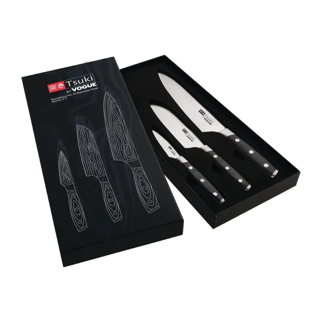 Cadeauset 3 messen Tsuki Series 7