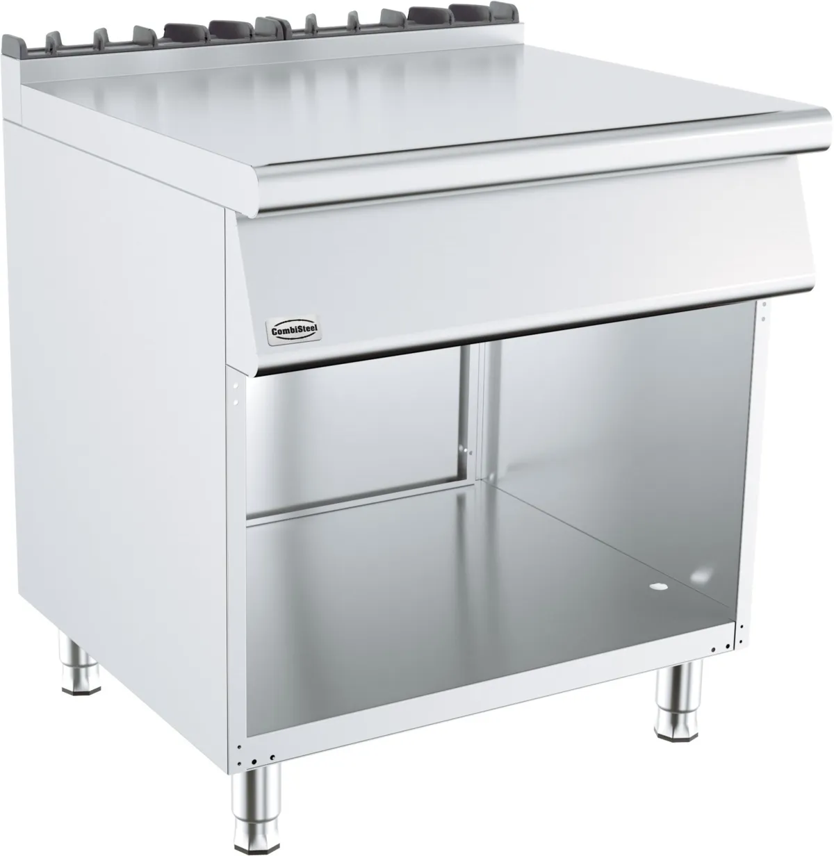 Unterschrank aus Edelstahl - Serie 700 - B 800 mm