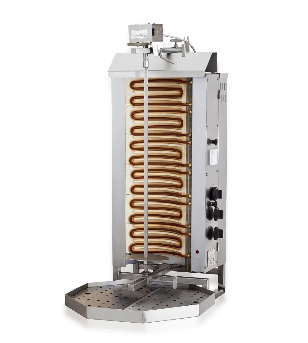 Grill Kebab Electrique - 6 Zones de Chauffe