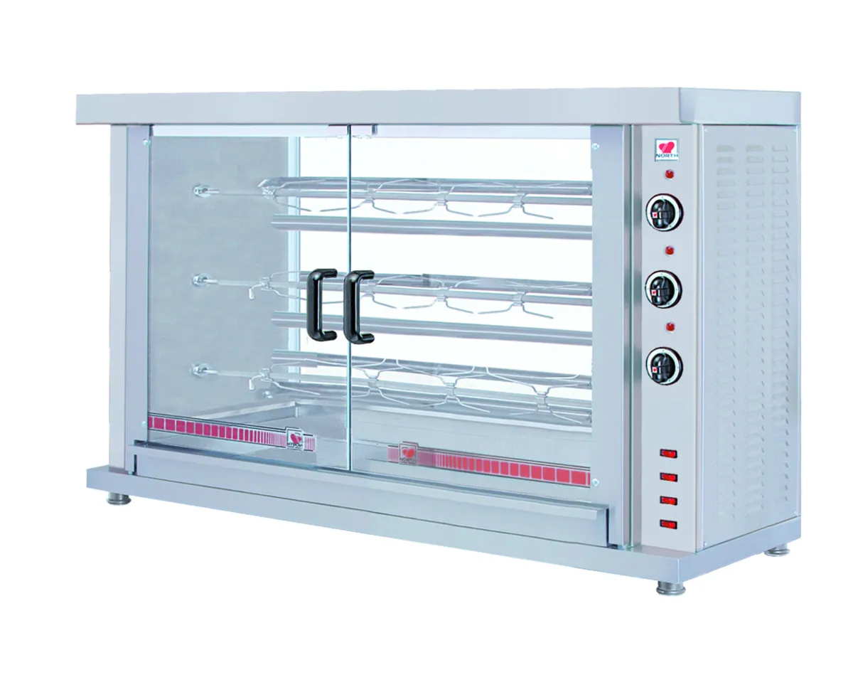 Elektrischer Drehspieß - 3 Spieße
