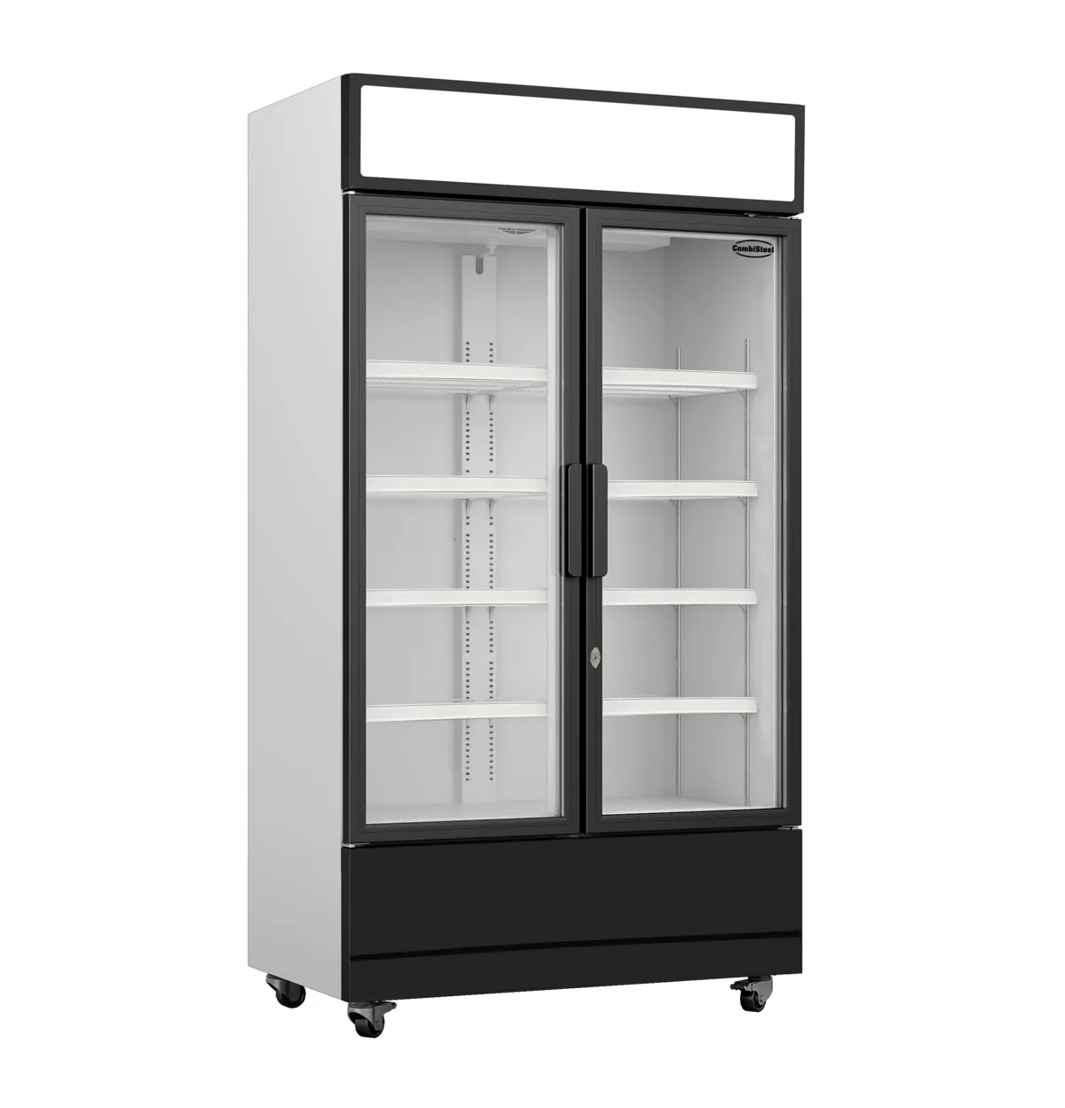 Vitrine Réfrigérée à Boissons 2 Portes Vitrées 670 L