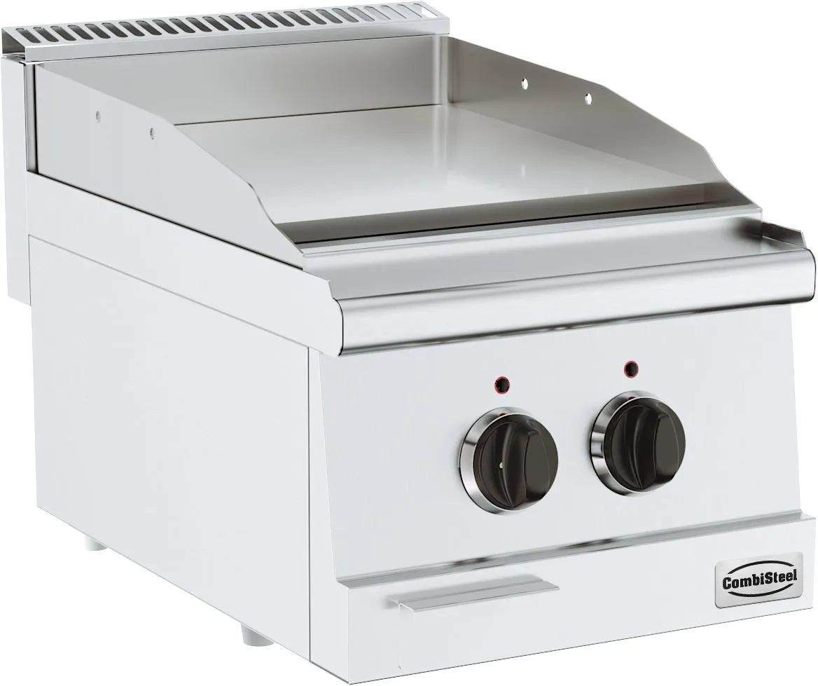 Elektrische Chrome Plancha om neer te zetten - 600 - 3600 W