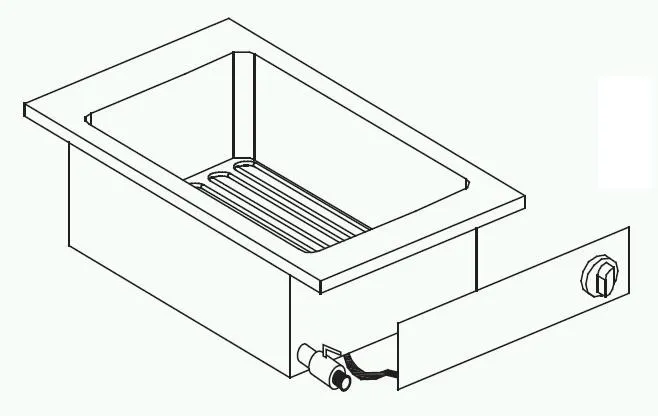 Friteuse Électrique Encastrable Drop-In - 10 L