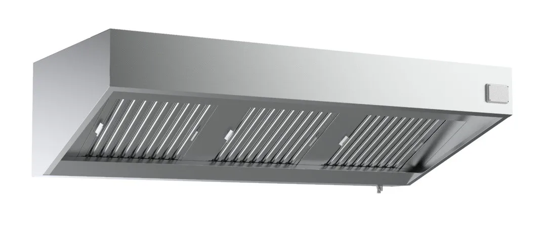 Komplette Wandhaube - 1200 mm - Mit Motor, LED und Drehzahlregler