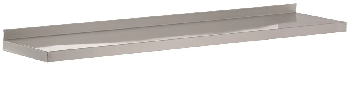 Roestvrijstalen Wandplank - L 2000 x D 300 mm