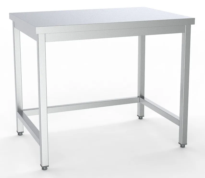 RVS Tafel - L 800 x D 600 mm