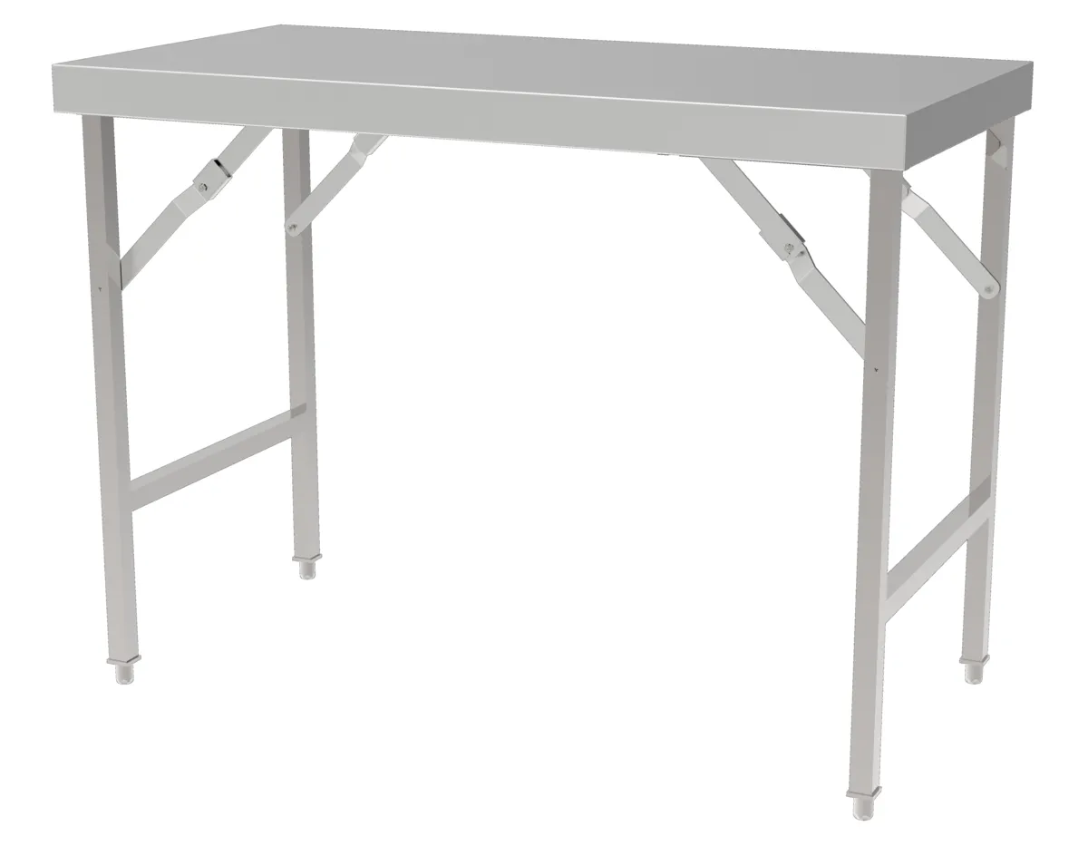 Table Inox Pliante - L 1200 x P 700 mm