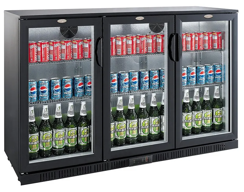 Arrière-Bar Réfrigéré à 3 Portes Battantes - 320 L