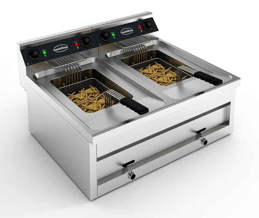 Friteuse Electrique à Poser - 2 x 12 L