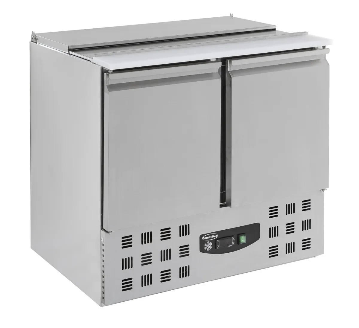 Kühlvitrine mit 2 Türen - 230 L - 2 GN 1/1 und 3 GN 1/6