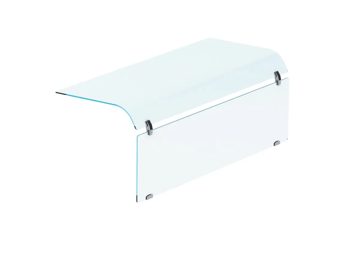 Gebogenes Glas Geschlossen Drop-In - 1 Seite - 2/1