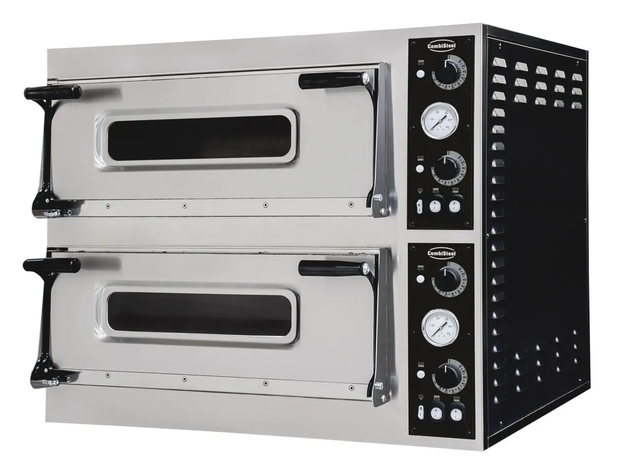 Four à Pizza à 2 Chambre - 2 x 6 Pizzas - 400 V