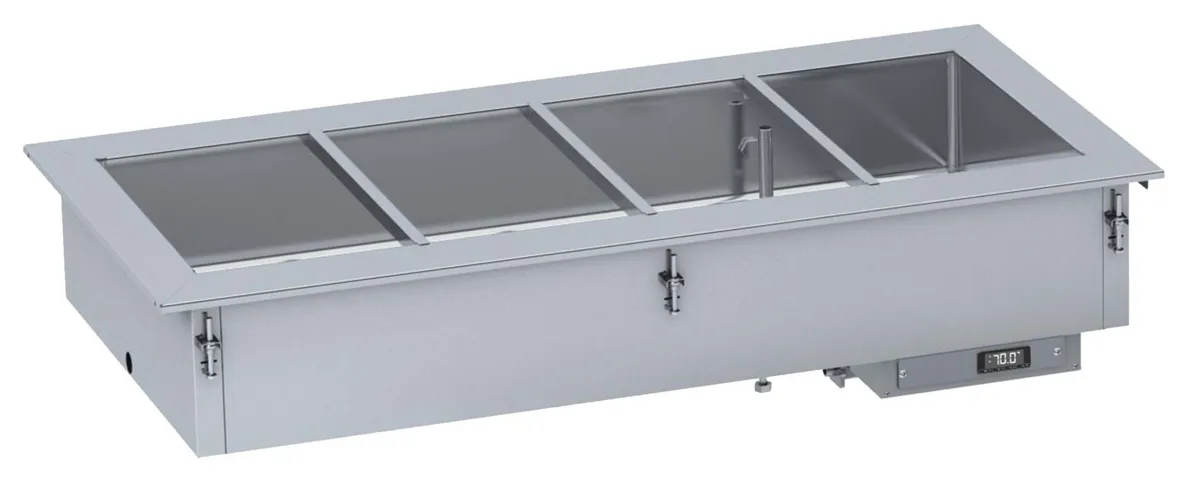 Drop-In-Bain-Marie mit manueller Wasserbefüllung - 2/1