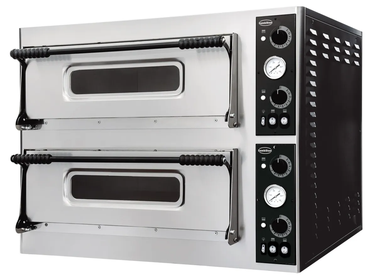 Four à Pizza à 2 Chambres - 2 x 4 Pizzas - 400 V