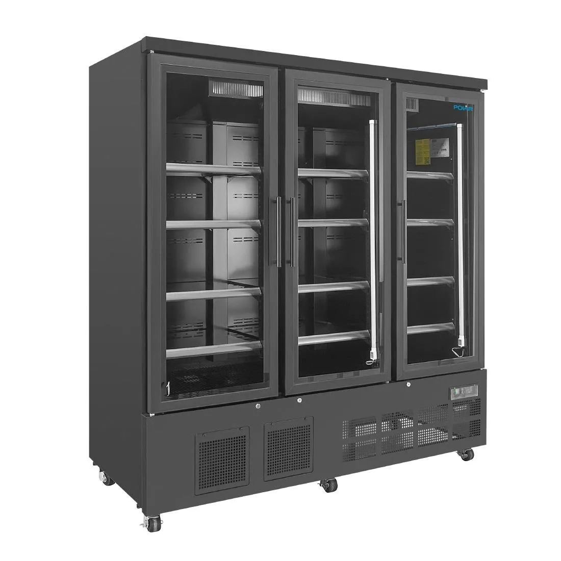 Vitrine Réfrigérée à 3 Portes - 1156 L - Négative Noire
