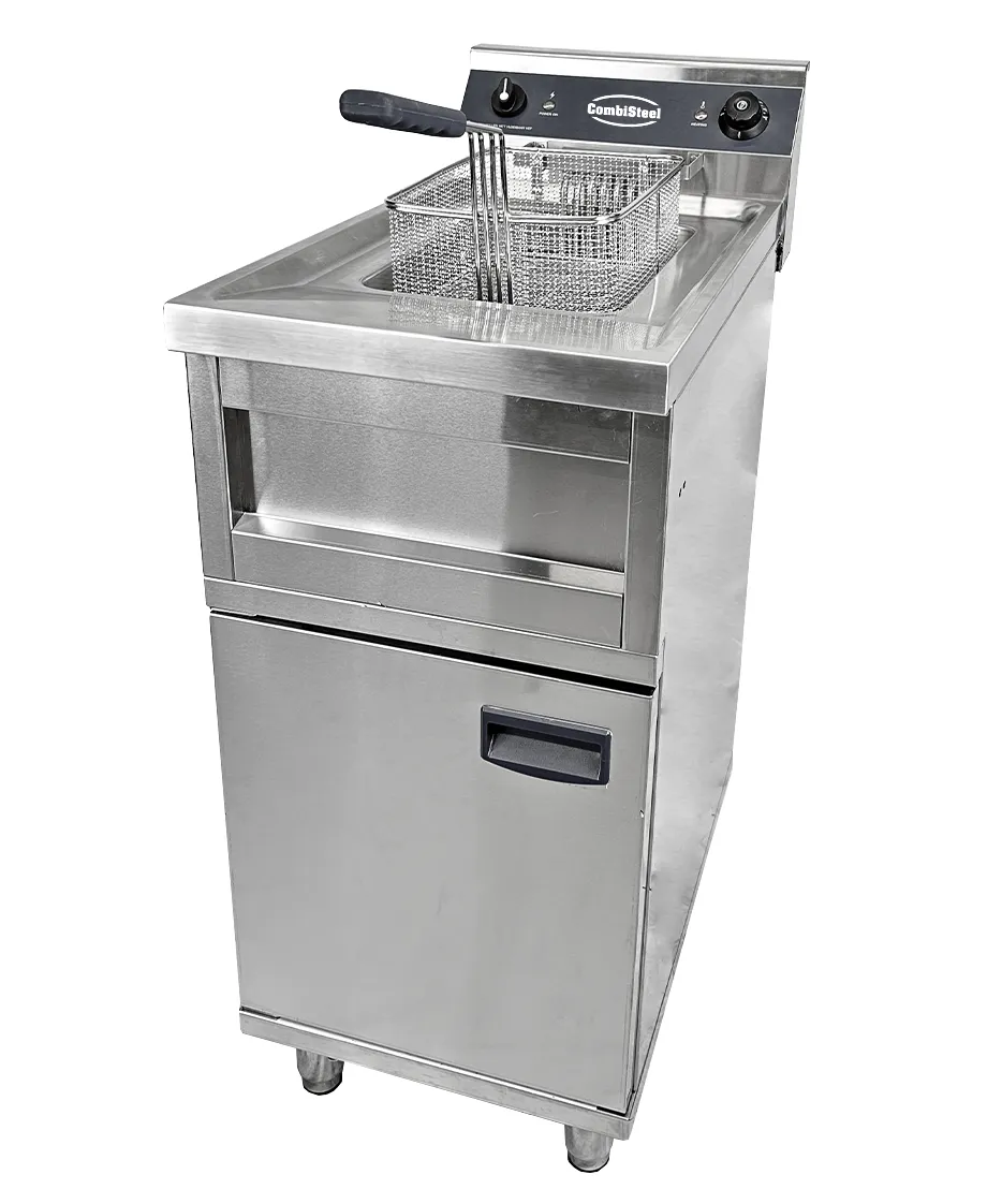 Elektrische Fritteuse auf Gestell - 12 L - 9000 W