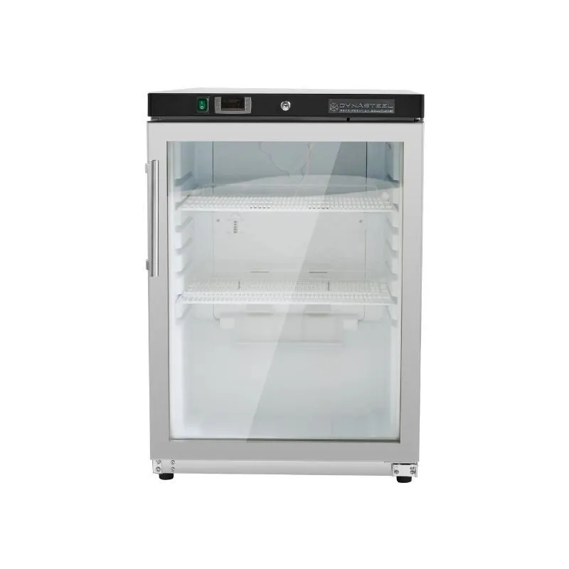 Mini-Kühlschrank 200 L - Positive Verglaste Edelstahl