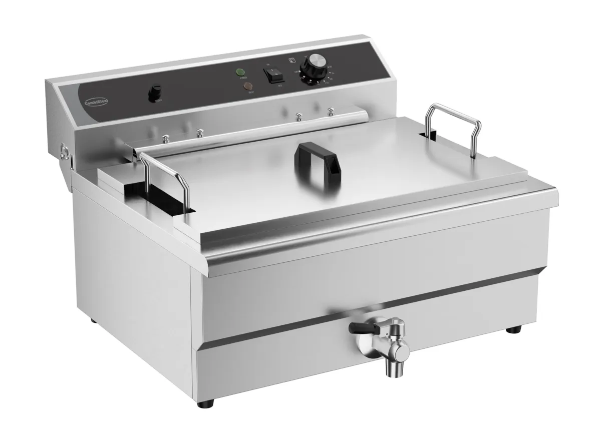 Friteuse Professionnelle avec Vanne de Vidange - 25 L