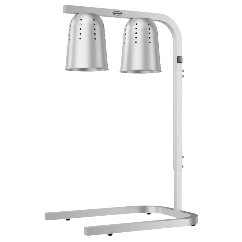 Doppel-Wärmelampe Edelstahl - 500 W