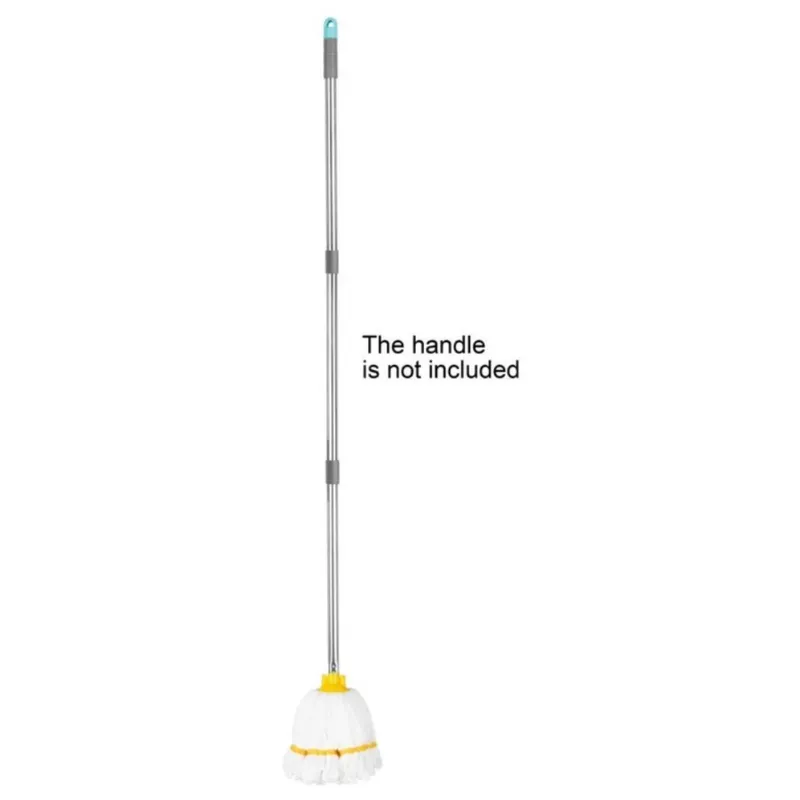 Tête Serpillère en Microfibre avec Bande Jaune - 0.15 kg