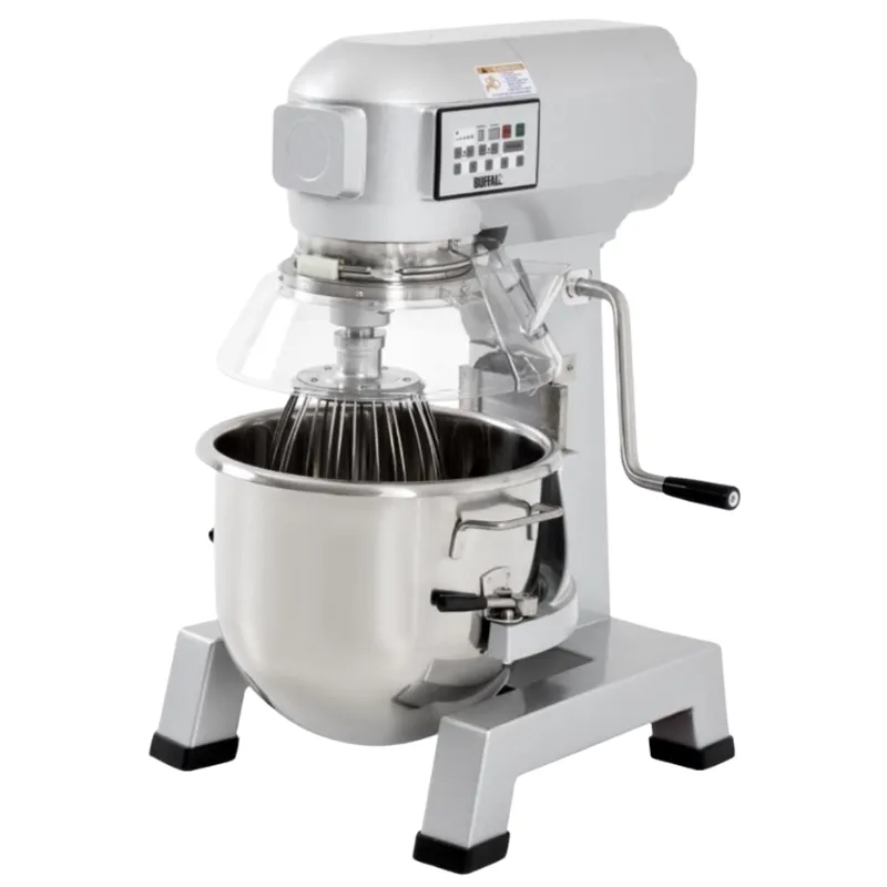 Batteur Mélangeur Planétaire Numérique Aluminium et Inox - 20 L